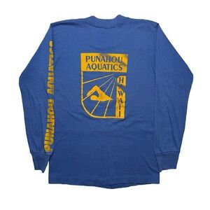 Vintage Punahou Aquatics Hawaii swimming shirt